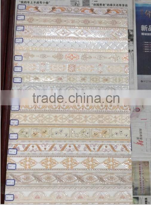 2014 bathroom newest ceramic polished border tiles