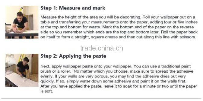 Toprate(TM) Super Large kermesinus 20.86 inches by 254 inches long murals non-woven SILVER WALL PAPER WALLPAPER ROLL