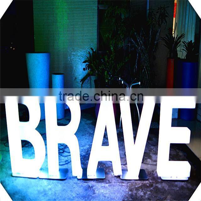 commercial led advertising letter signs, 16 colors changing letter light