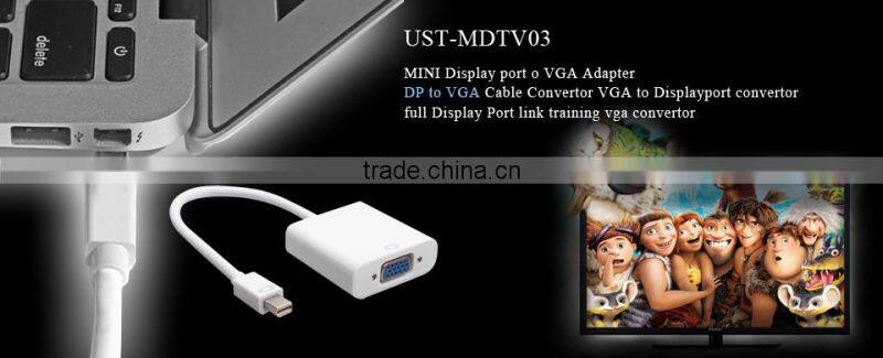 100% Brand New and High Quality Converter. newest original laptop mini dp to vga convertor