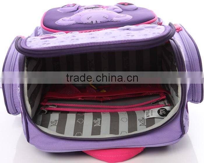 Kids wholesale school backpack girls 3D primary school bag
