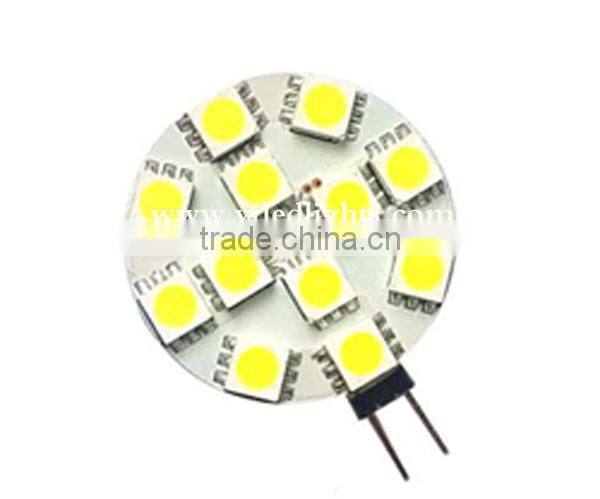 g4 led bulb light 12v led g4 2W g4 led lamp 12pcs 5050 led light bulb g4 DC10-30V high quality 3 years warranty