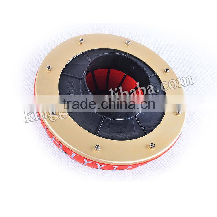 Wholesale 80MM Universal Car Round Green Air Filter Intake With Sponge