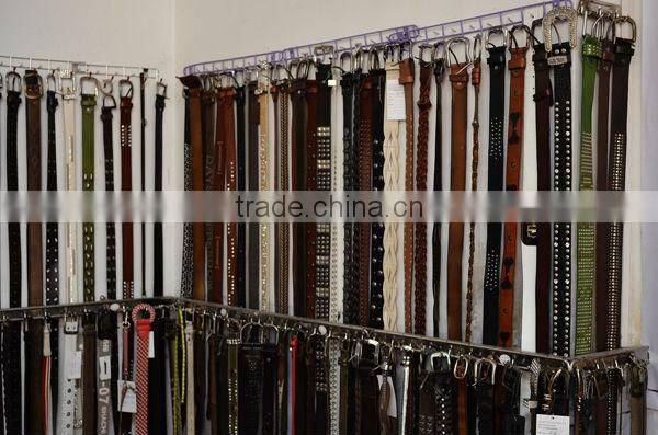 Latest 2015 fashion bead braid fabric belt