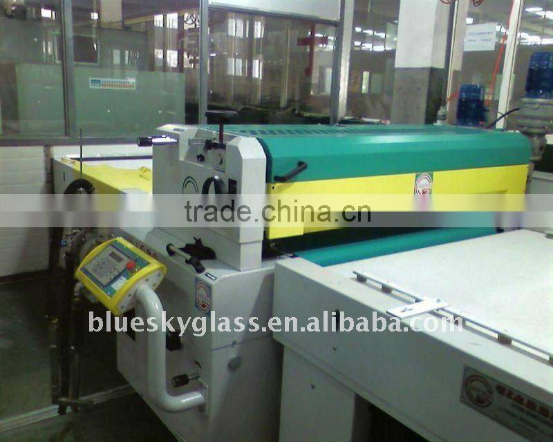 6mm Black Back silkscreen printing Tempered Glass