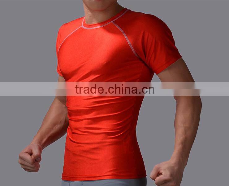 Youth men render tight seamless sportswear t shirts price manufacturers china