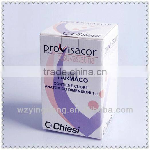 Pill paper box for promotion