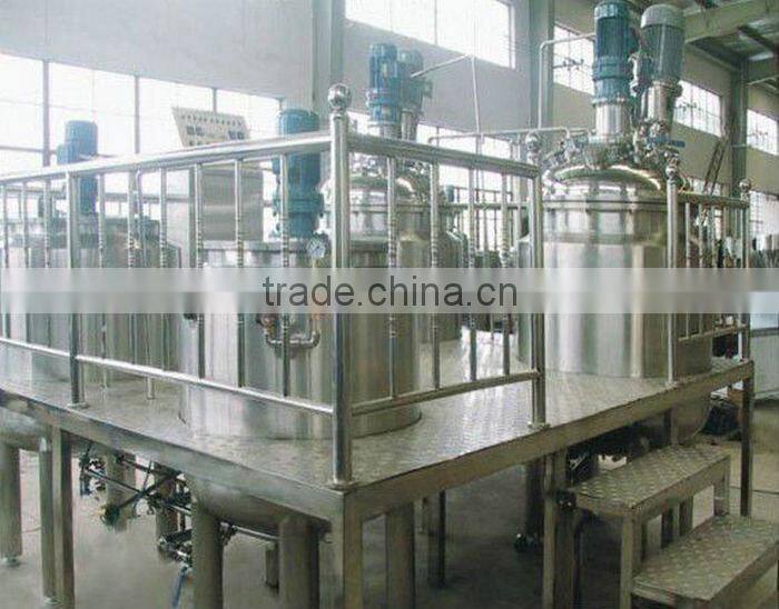 Vacuum Heating Homogenizing Tilting Cream Mixing Machine