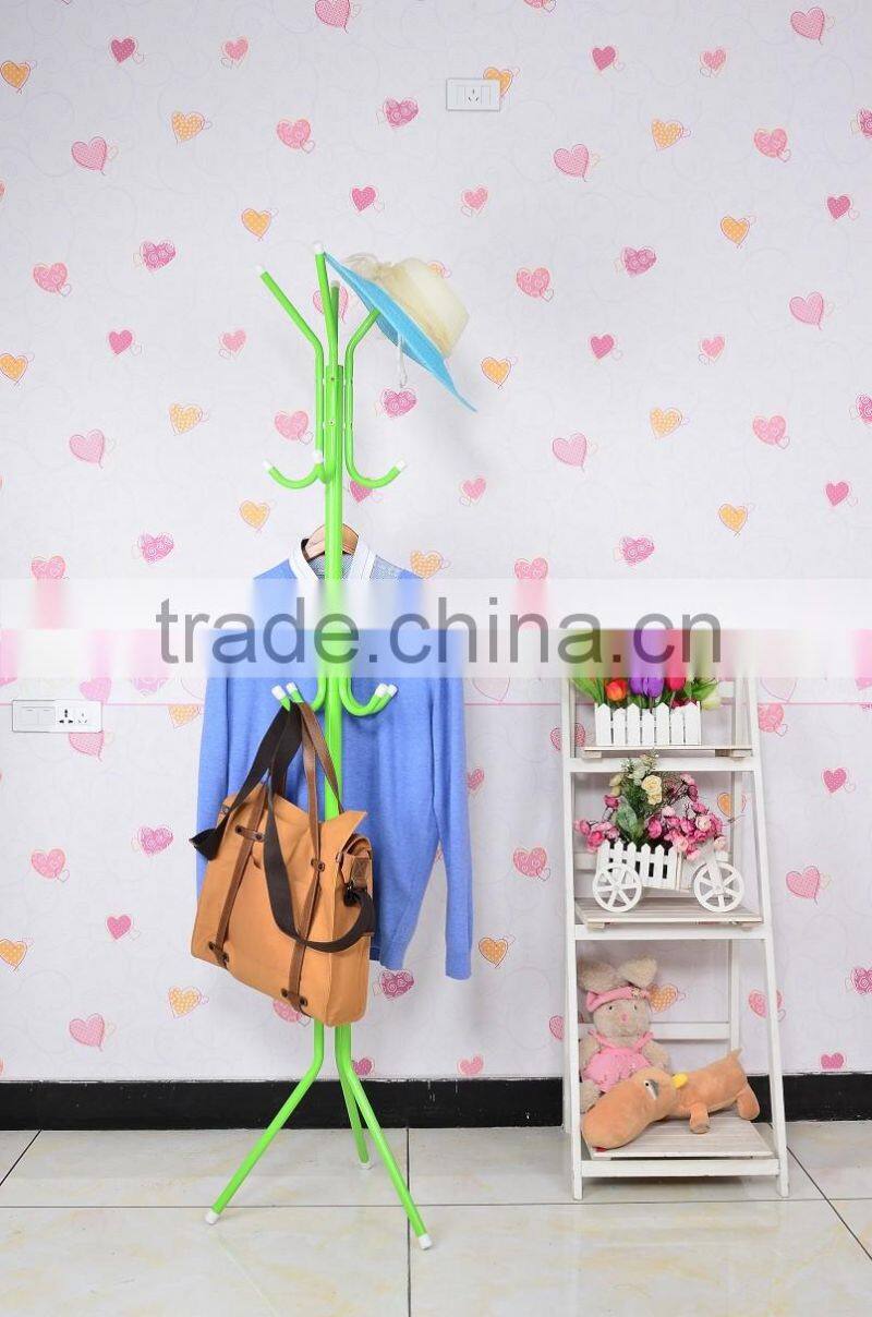 Diy Folding metal standing coat rack