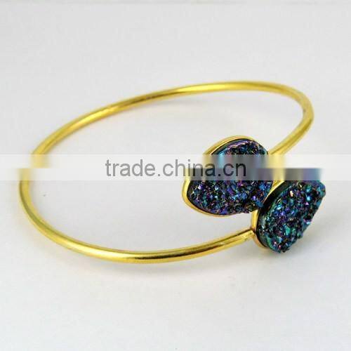 Lavender Secret !! Druzy 925 Sterling Silver Bracelet, Beautiful Silver Jewellery, Fresh Silver Jewellery