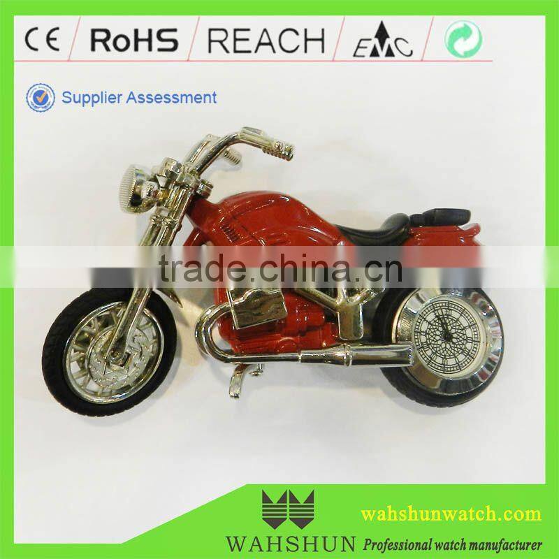 Best selling watch combined metal motorcycle art craft for business gift