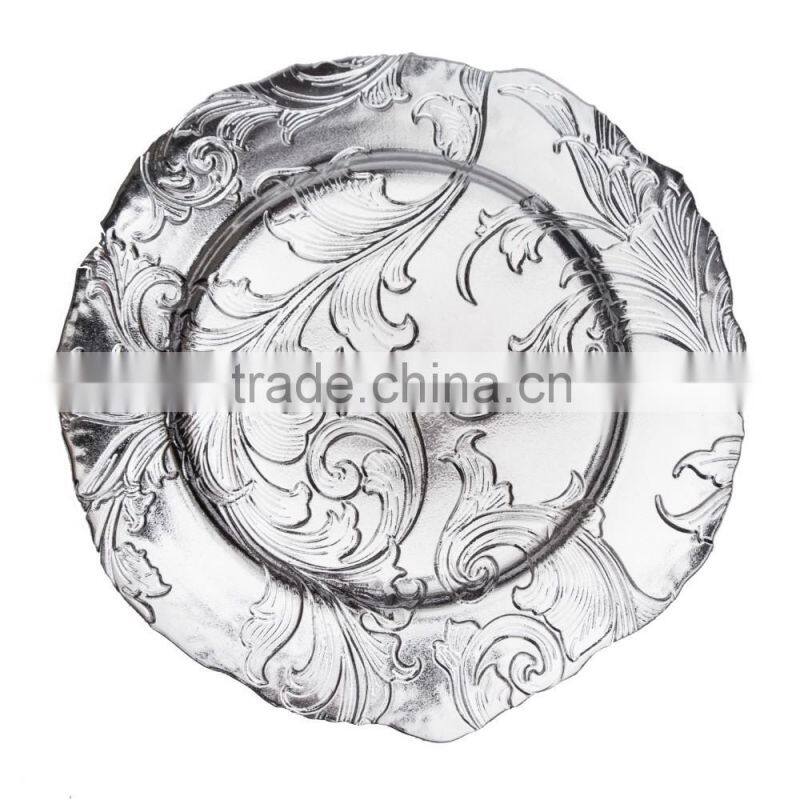 Samyo antique glass plate Wholesale