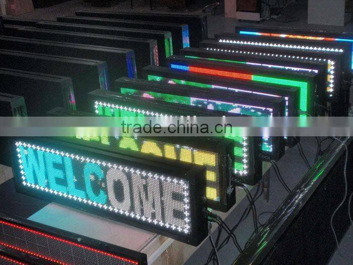 Mexico---programmable billboards screen signs Sports stadium perimeter LED P10mm display message board panel