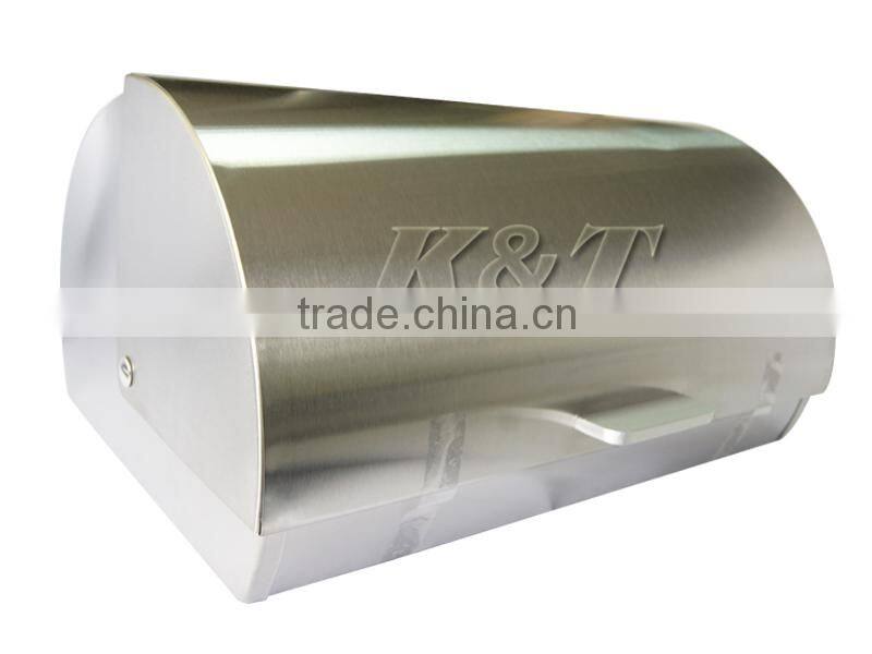 sanding surface stainless steel bread box