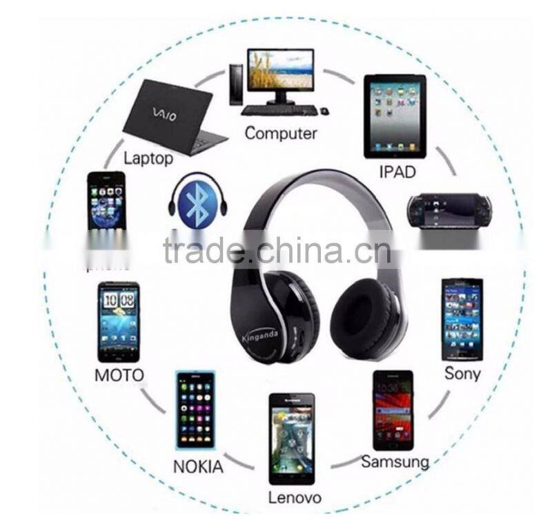 Wireless Folding Bluetooth Headphone Headset Hands-free with Mic Wireless Folding Bluetooth Headphone Headset