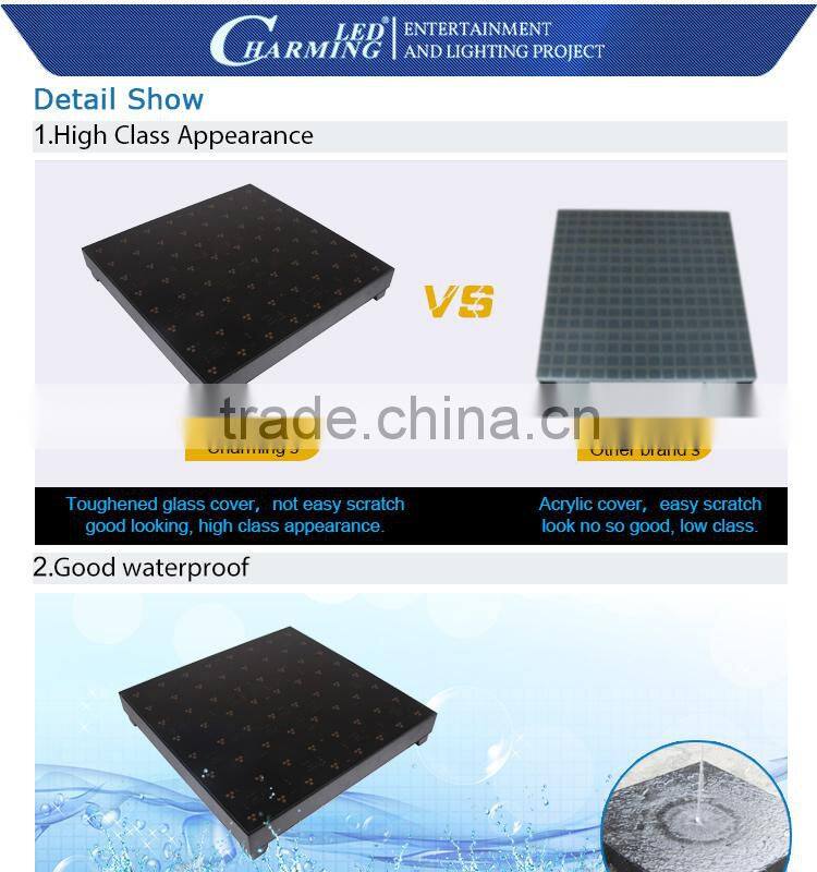 new led flash effect dance floor display screen good for restaurant floor /colorful led floor /stage floor