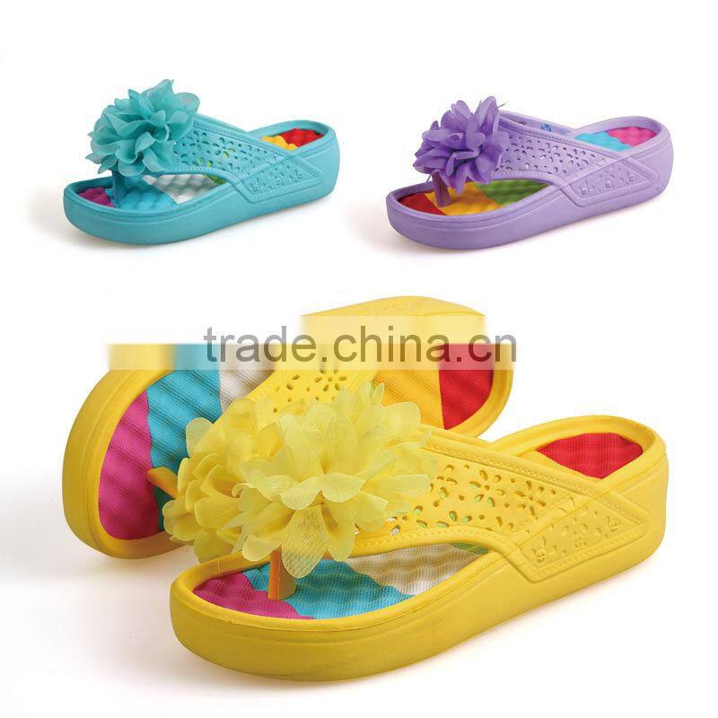 Summer holiday slippers EVA slipper girls nude beach slippers