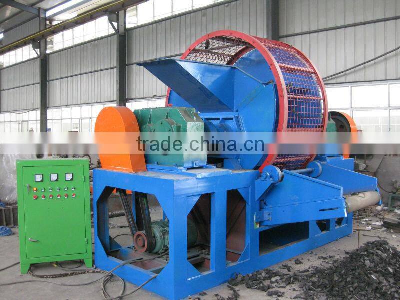 Tyre recycling machine semi-auto rubber crumb machine