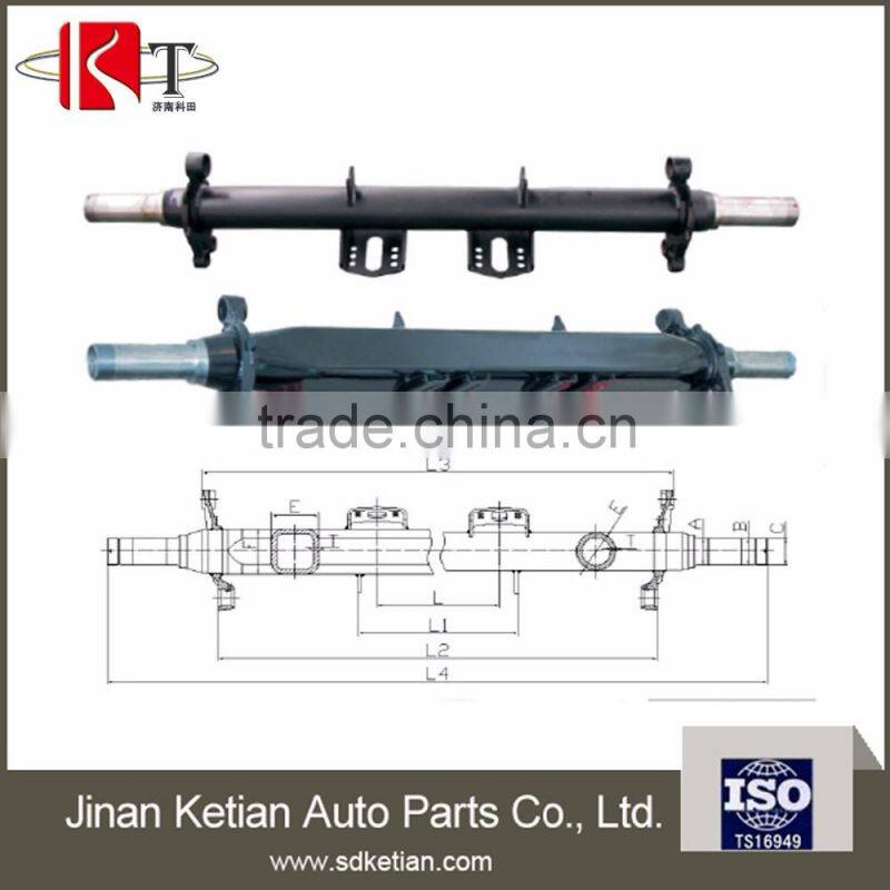 American type trailer axle parts square axle beam