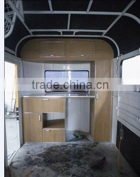 3 horse float tandem axles truck trailer