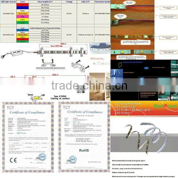 High quality 12 volt led light strips dmx rgb led strip light flexible 5m