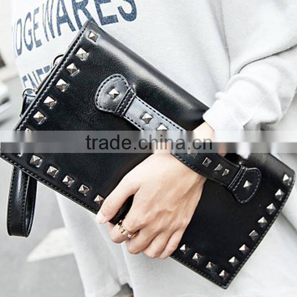2015 china alibaba black rivet evening party bags