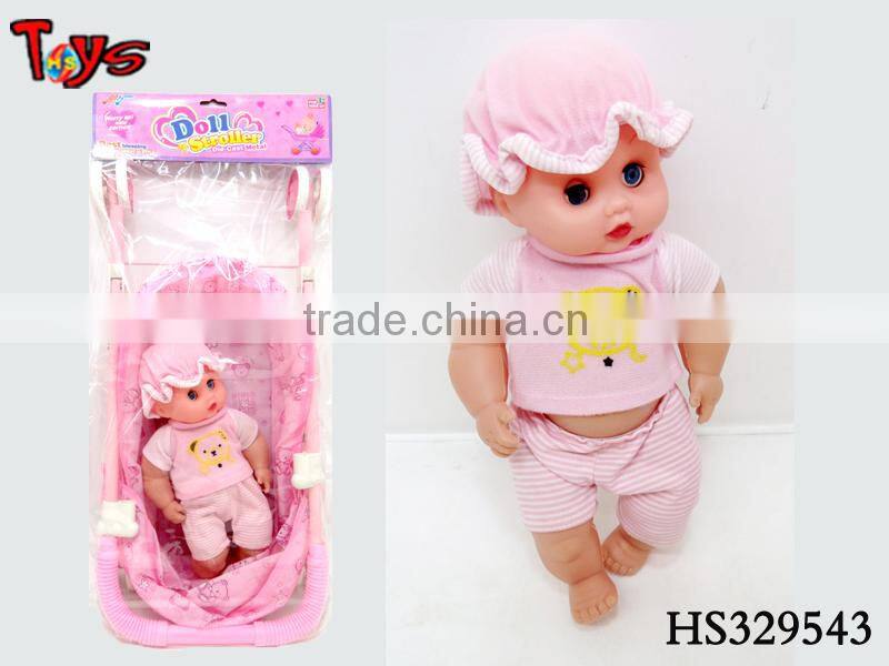 adorable iron popular lovely baby doll stroller toy