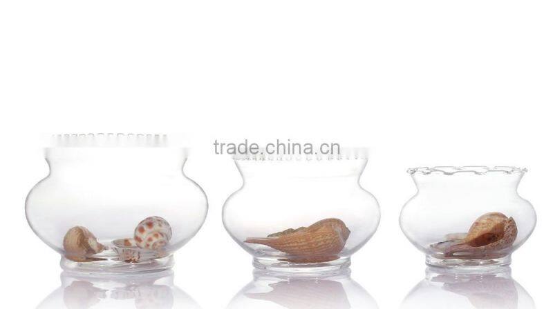 Unique Oval Shape Lace Fish Bowl