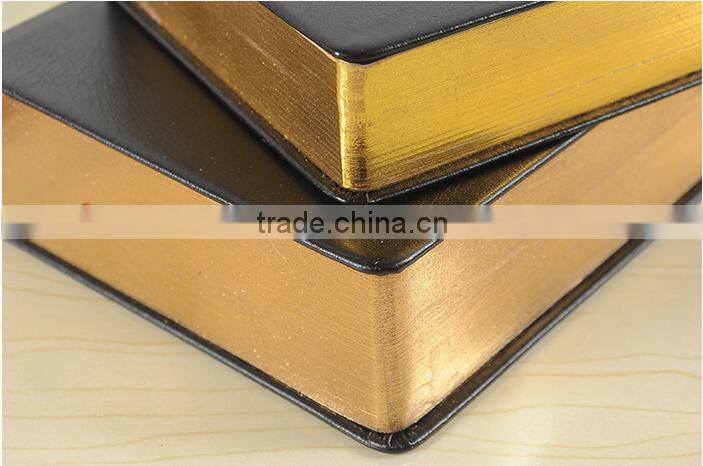 Imitation Leather Thick Notebook With dark color