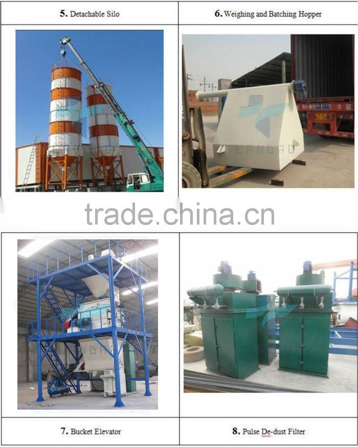 High Performance Tile Adhesive Mortar And Tile Grout Mixing Plant Made In China For Export