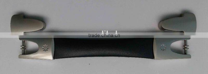 Luggage case plastic handle with metal, zinc alloy luggage carrying handle,Luggage parts soft handle