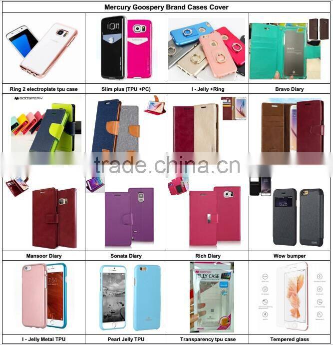 Wholesale flip cover case for samsung galaxy a9, Mercury goospery brand phone case