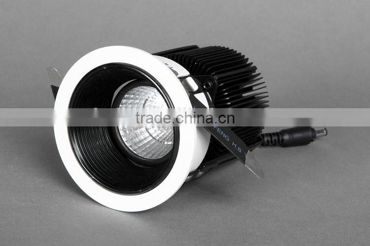 6w 9w 13w led spot light with black anti-glare inner ring