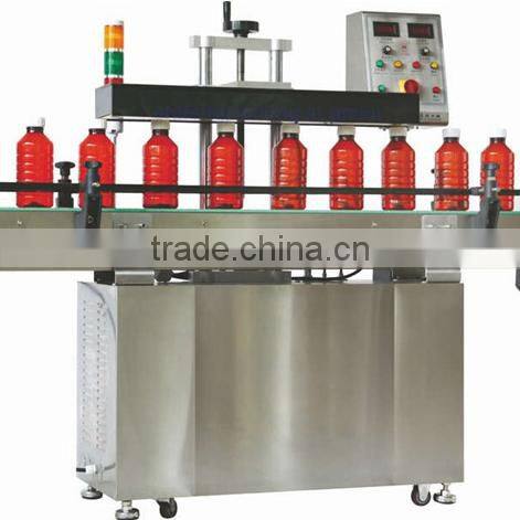 Automatic continuous electromagnetic induction aluminum foil jar heat sealing machine