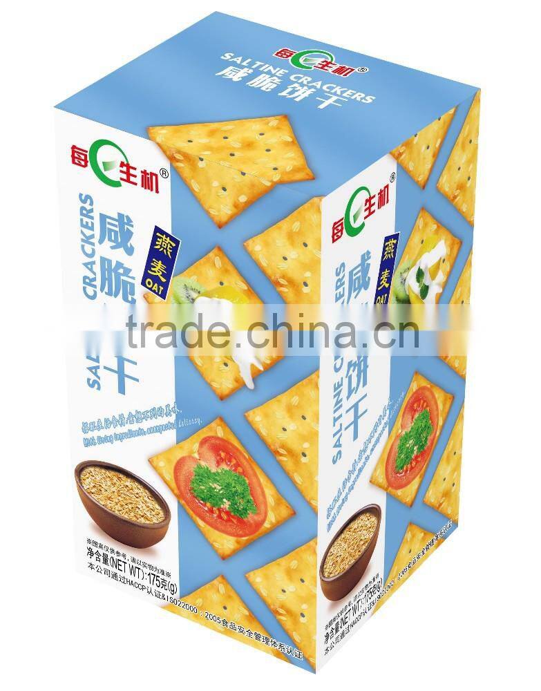 175g Saltine Biscuit/Crackers(linseed flavour)