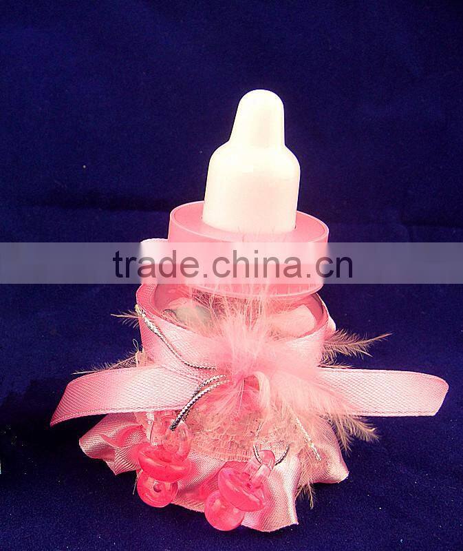 China maufacturer PE plastic feeding bottle for baby party