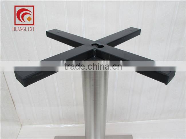 Composite base brushed stainless steel table leg stainless steel chassis restaurant table frame Coffee legs
