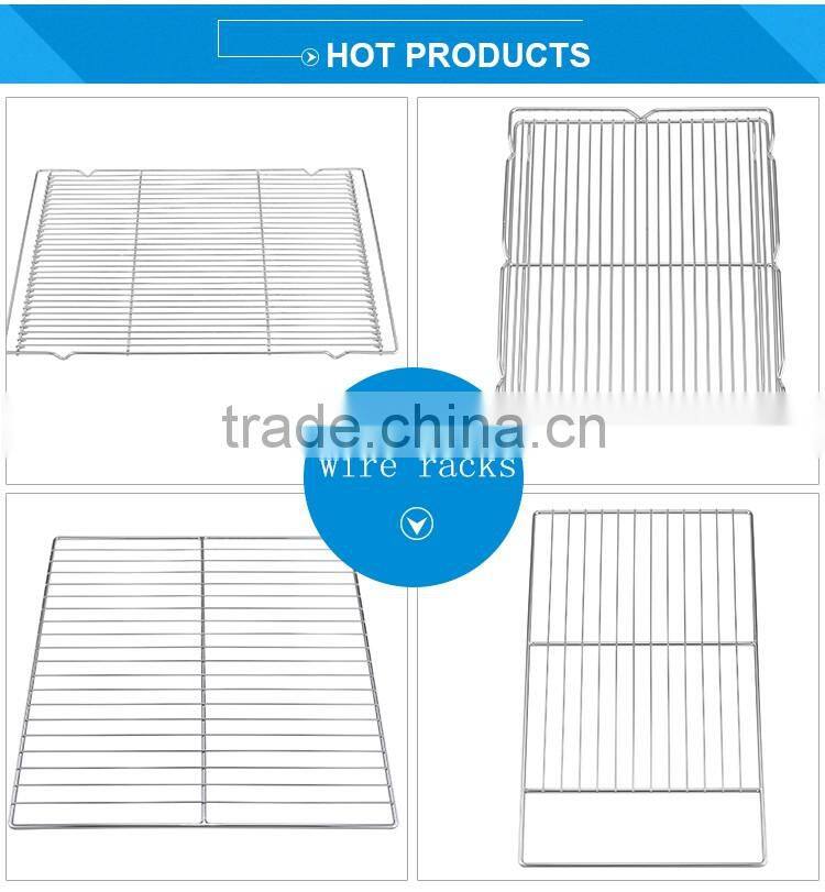 Dual Baking Stainless Steel 304 Polished Stainless Steel Wire Cooling Rack