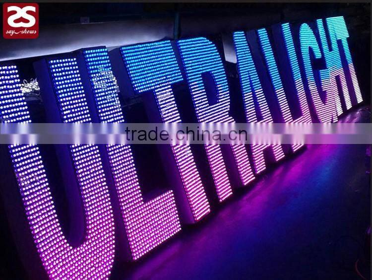 top quality advertising multicolor led letters