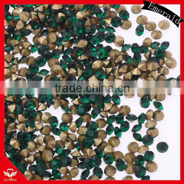 5A Schwan PP rhinestone hotsale emerald color