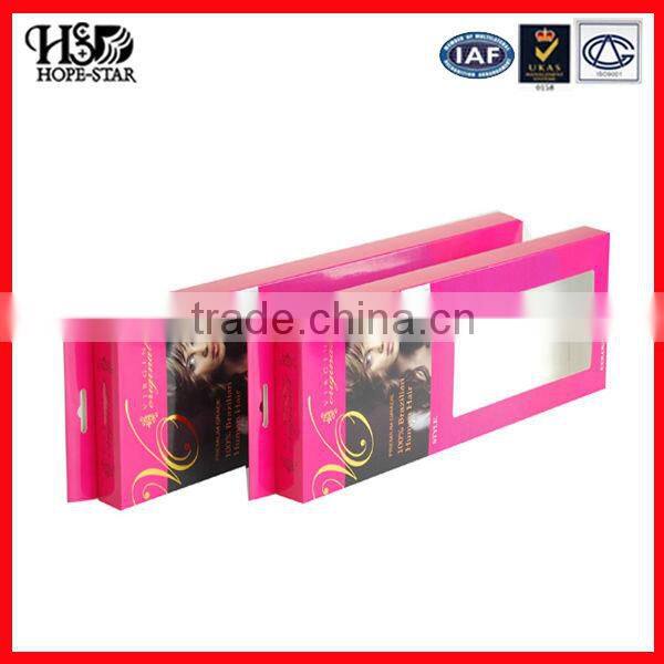 2016 Hair Extension Box,Custom Hair Packaging,Packaging Box for Hair Extension