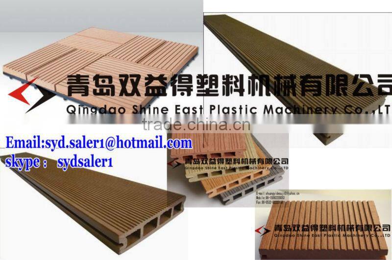 wood plastic composite machine