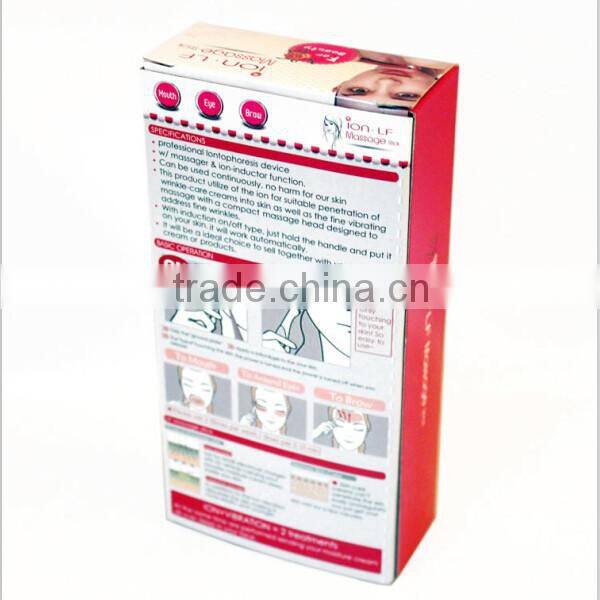 New product for 2015 ion anti-wrinkle handheld vibrating face beauty facial massager