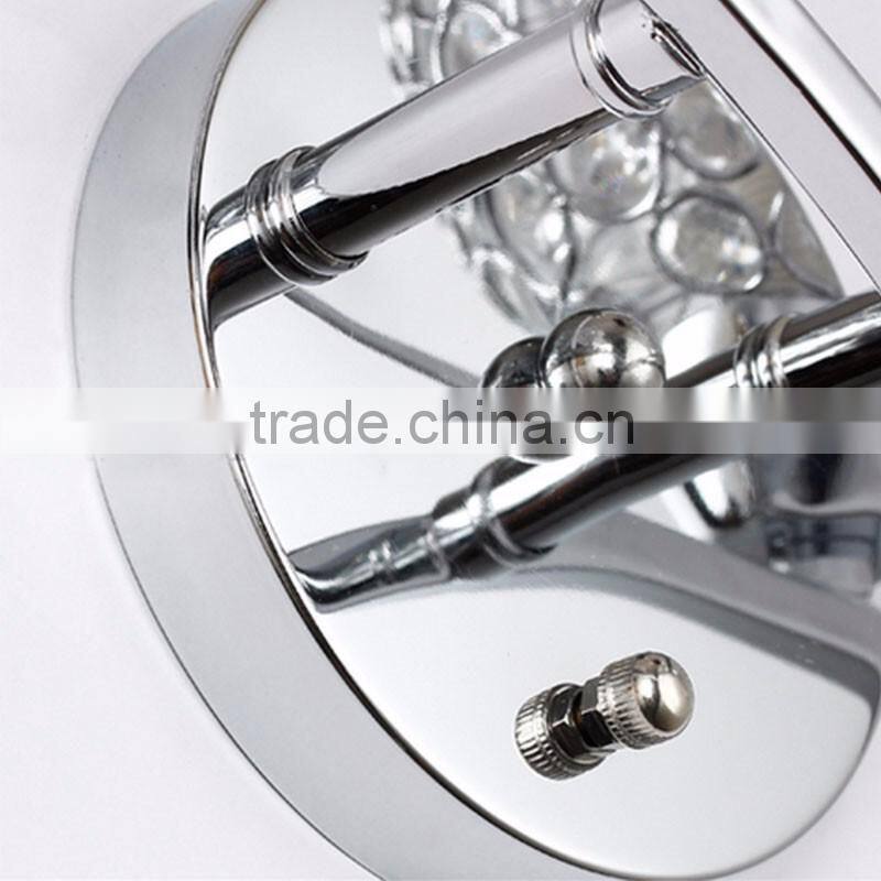 E14 contemporary indoor 2-lamps crystal lighting wall light 110-240v ac