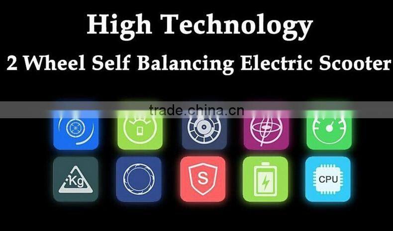 Christmas Gift Smart Balance Wheel Self Balancing Speedway 2 Wheel Standing Scooter Electronic Bicycle Intelligent 6.5 inch