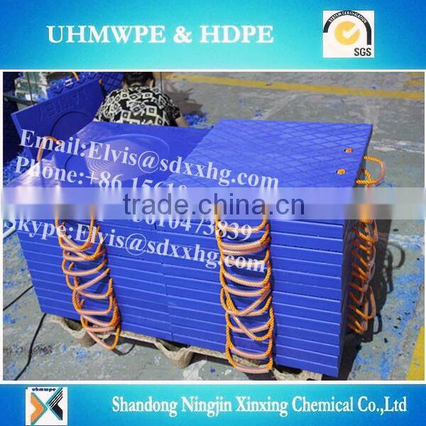 crane outrigger pads/anti-uv crane outrigger pad/Cribbing pad