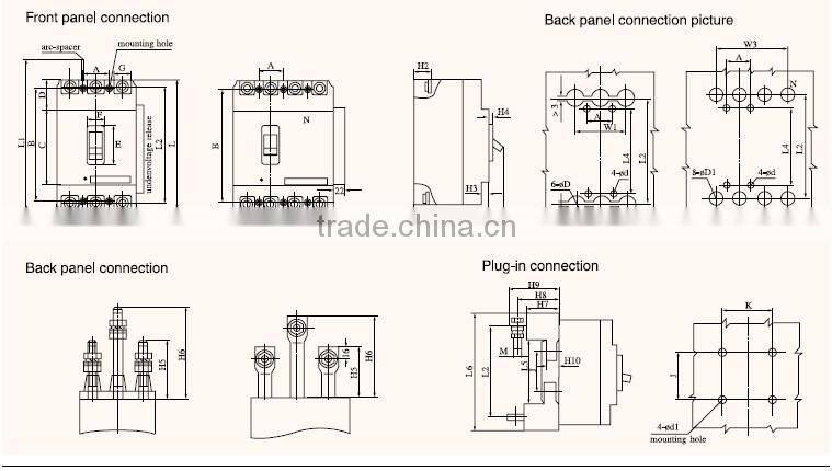 BDM1 CM1 GRADE A QUALITY MCCB