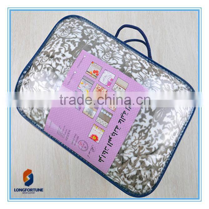 china factory bed sheet printed fabric flannel bedding set