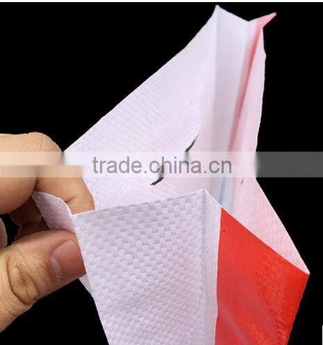 New design pp woven bag for 25kg 50kg rice packing with great price