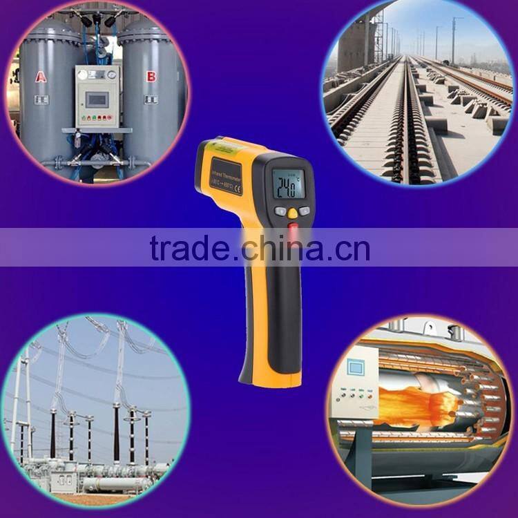 High Precision Non-contact IR Digital Infrared Thermometer Temperature Tester Pyrometer Range -55~650(-58~1202F)